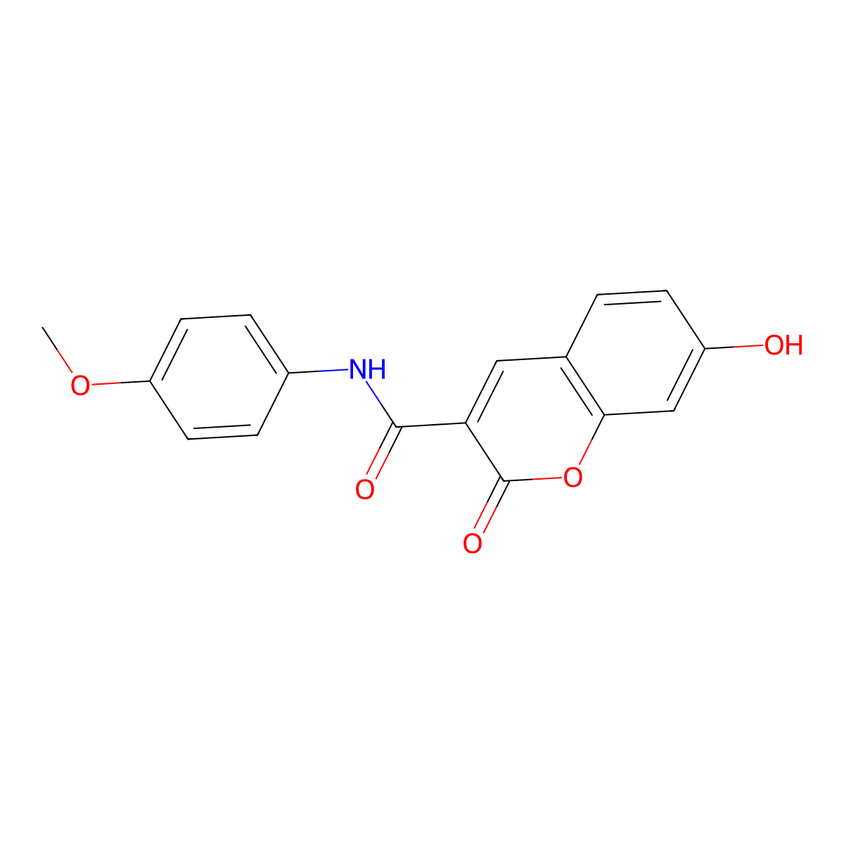 7-hydroxy-N-(4-methoxyphenyl)-2-oxo-2H-chromene-3-carboxamide molecular structure, CAS 317327-14-3