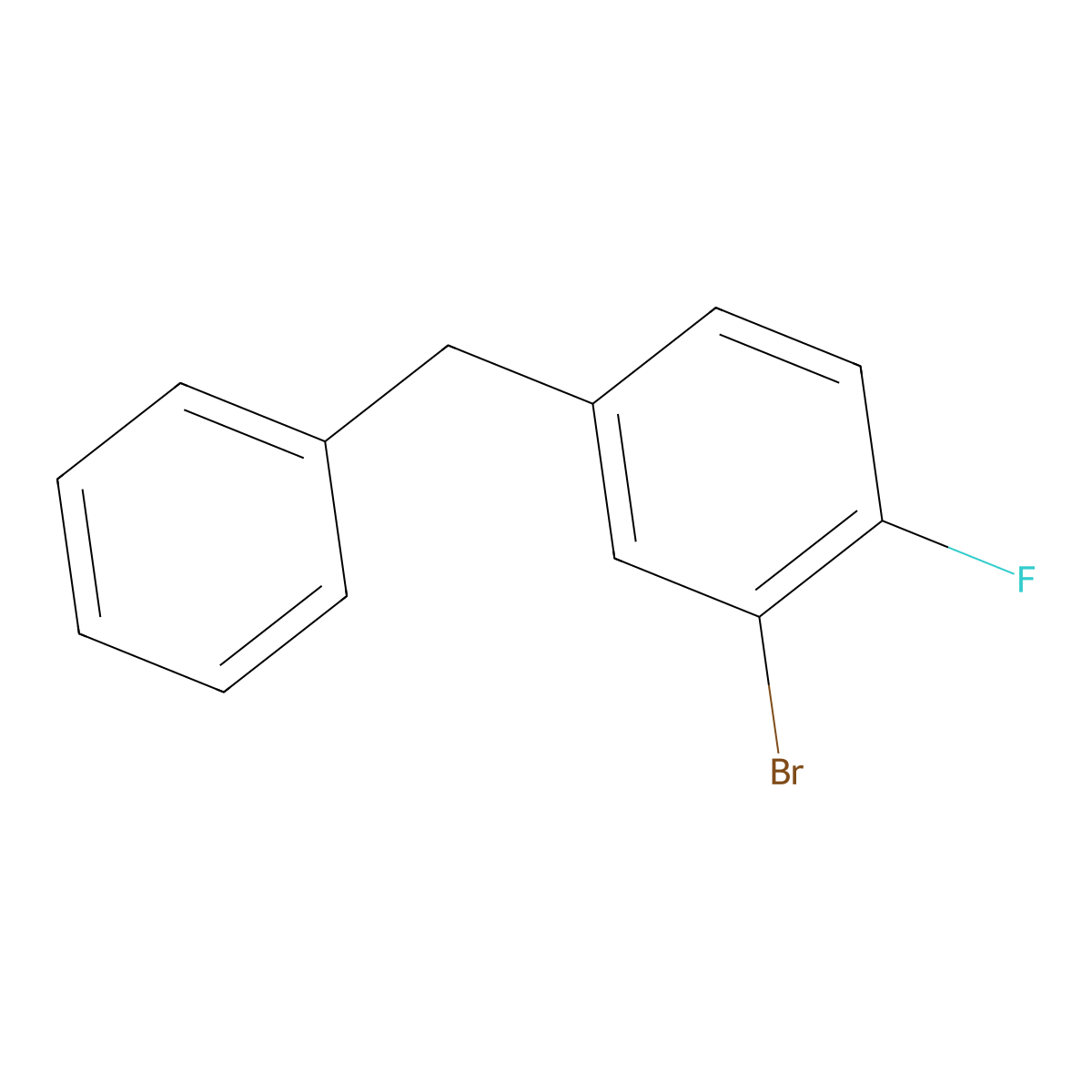 4-Benzyl-2-bromo-1-fluorobenzene molecular structure, CAS 317334-84-2