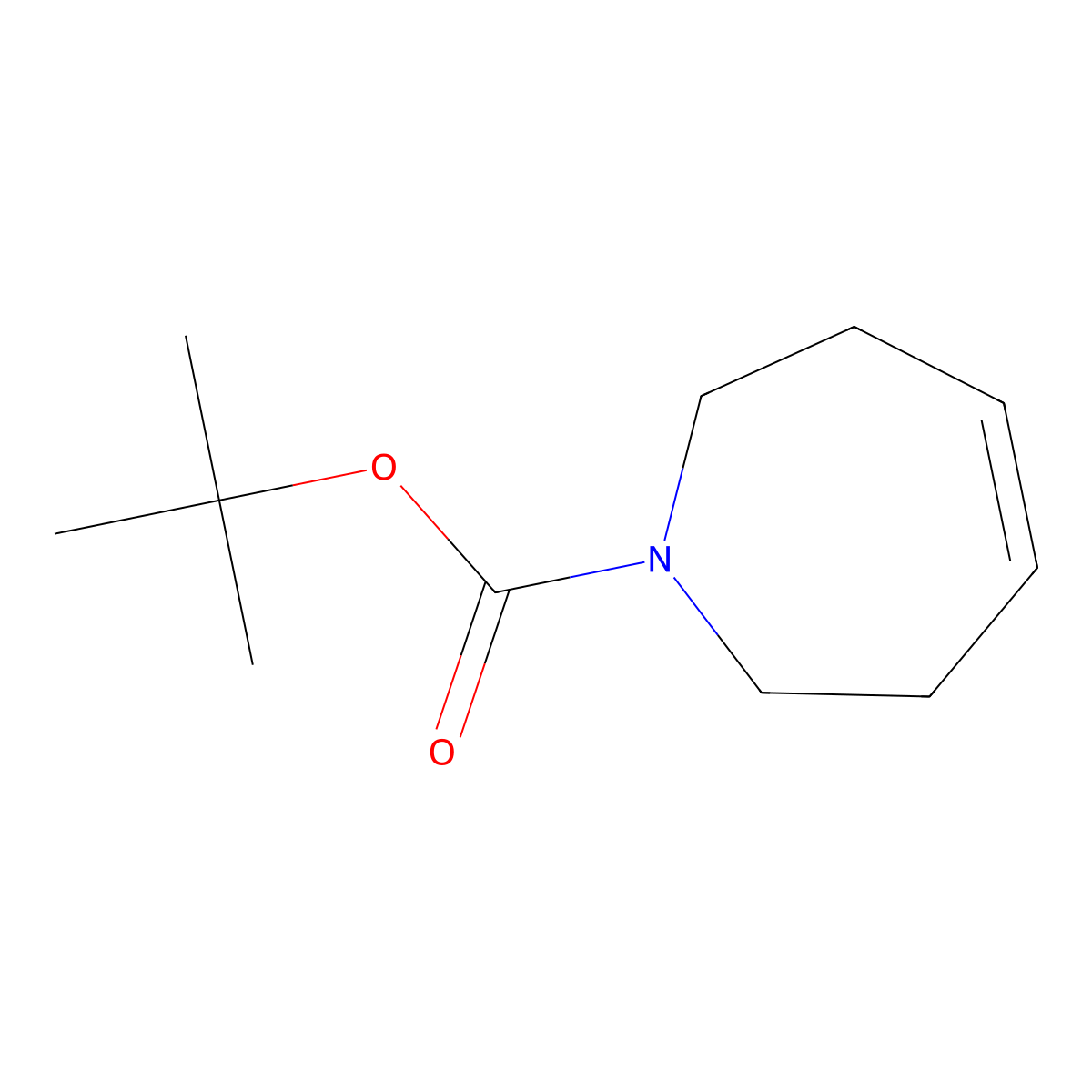 tert-Butyl 2,3,6,7-tetrahydro-1H-azepine-1-carboxylate molecular structure, CAS 317336-73-5