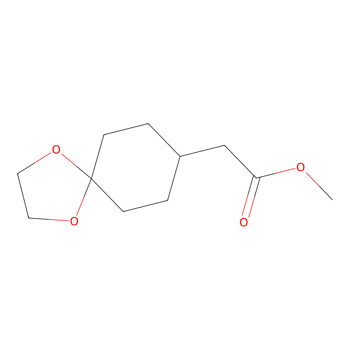 Methyl 2-(1,4-dioxaspiro[4.5]decan-8-yl)acetate molecular structure, CAS 317338-46-8