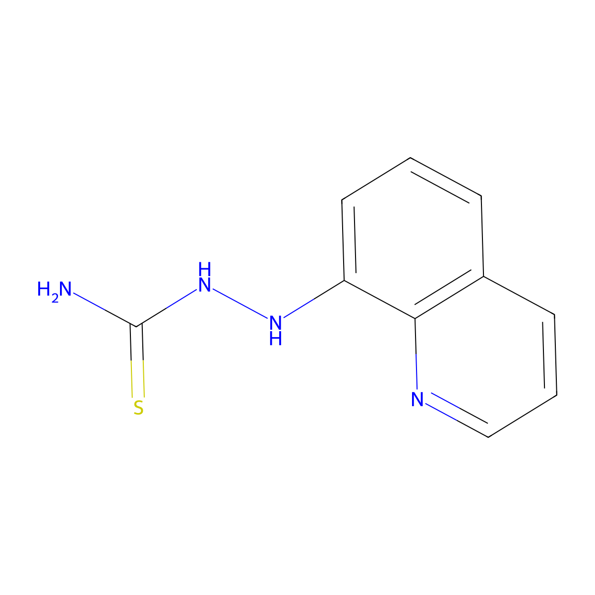 (Quinolin-8-ylamino)thiourea molecular structure, CAS 317375-56-7