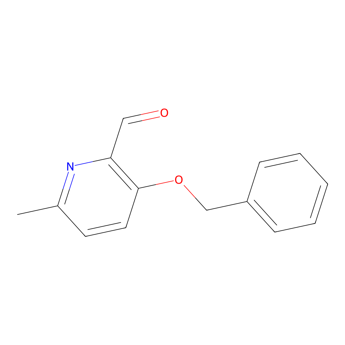 3-(Benzyloxy)-6-methylpicolinaldehyde molecular structure, CAS 317384-90-0