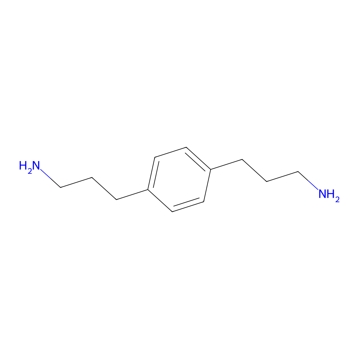 3-[4-(3-Aminopropyl)phenyl]propan-1-amine molecular structure, CAS 31748-75-1