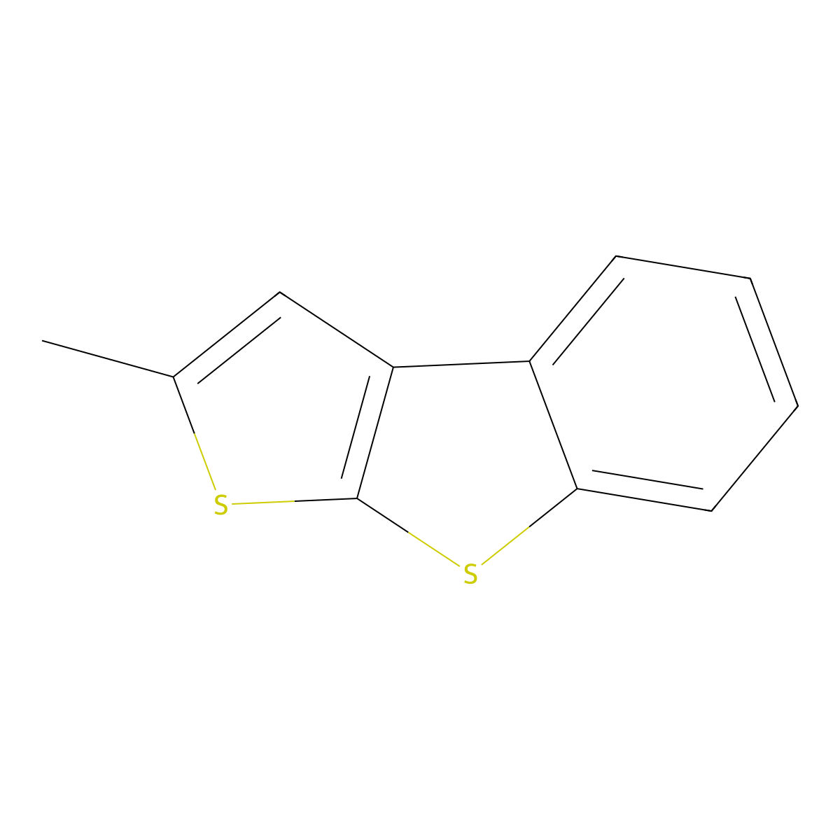 2-Methylthieno[2,3-b][1]benzothiophene molecular structure, CAS 31749-27-6