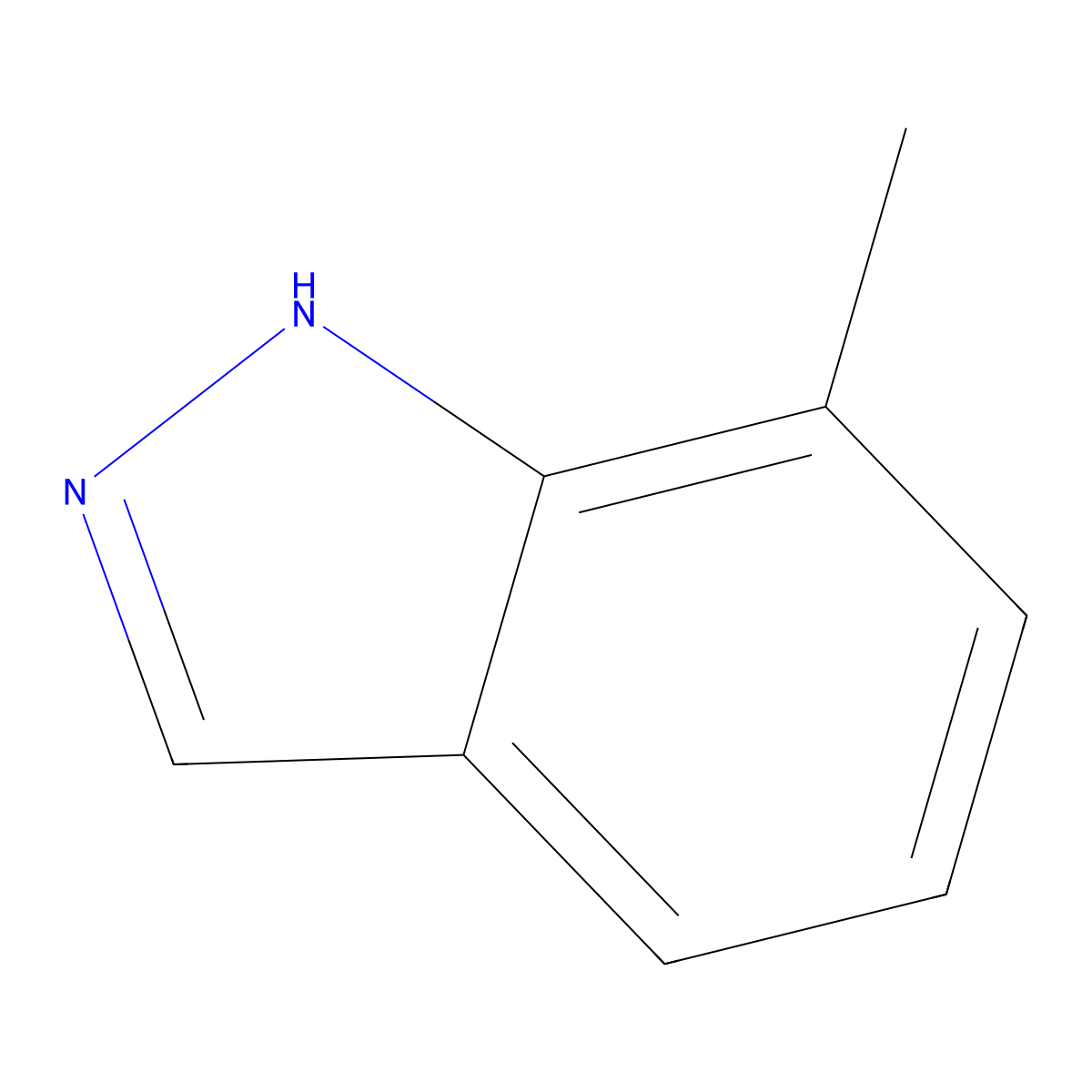 7-Methyl-1H-indazole molecular structure, CAS 3176-66-7
