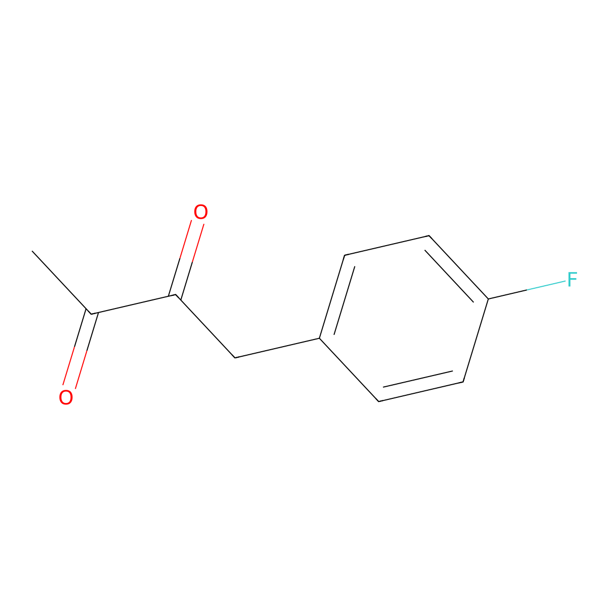 1-(4-Fluorophenyl)butane-2,3-dione molecular structure, CAS 31768-15-7