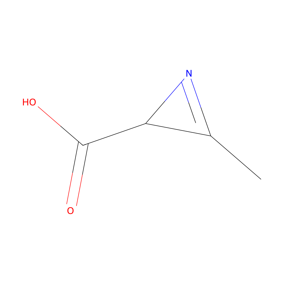 Azirinomycin molecular structure, CAS 31772-89-1