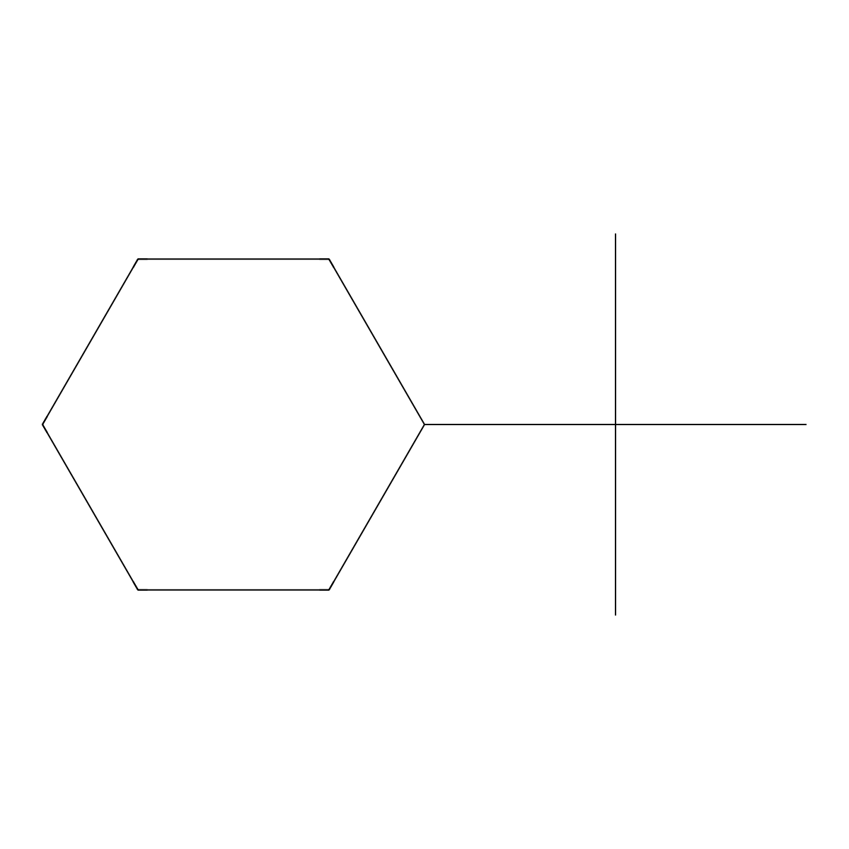 tert-Butylcyclohexane molecular structure, CAS 3178-22-1