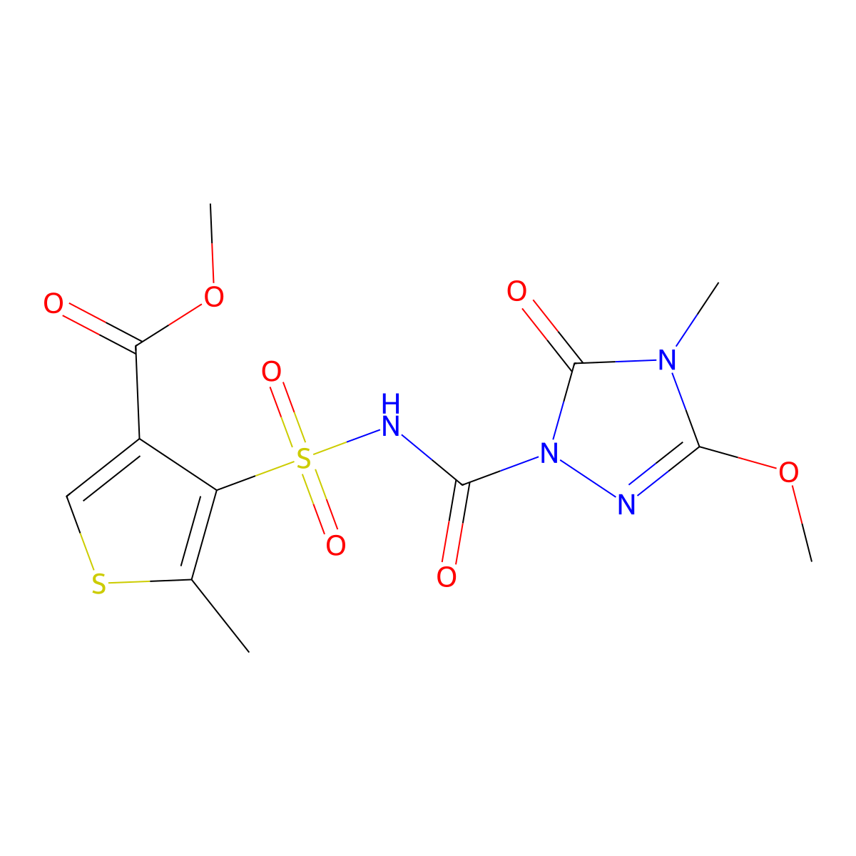 Thiencarbazone-methyl molecular structure, CAS 317815-83-1