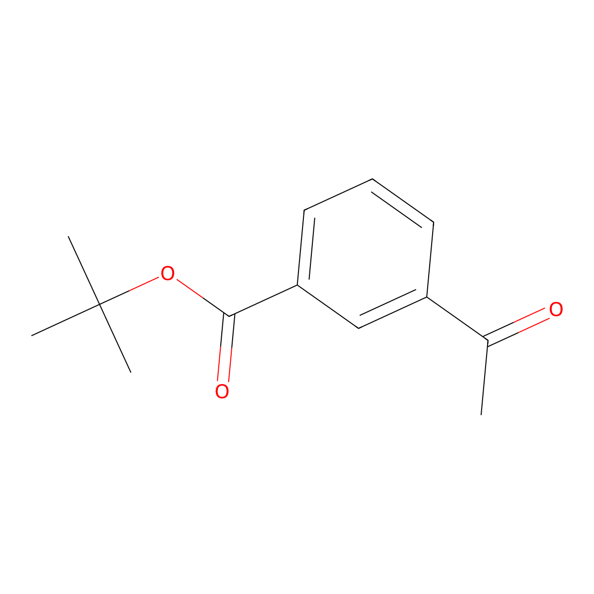 tert-Butyl 3-acetylbenzoate molecular structure, CAS 317829-73-5