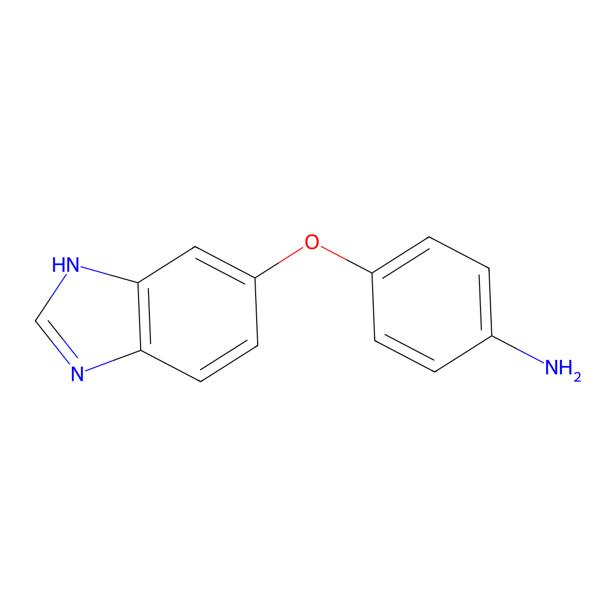 4-((1H-Benzo[d]imidazol-6-yl)oxy)aniline molecular structure, CAS 317830-22-1