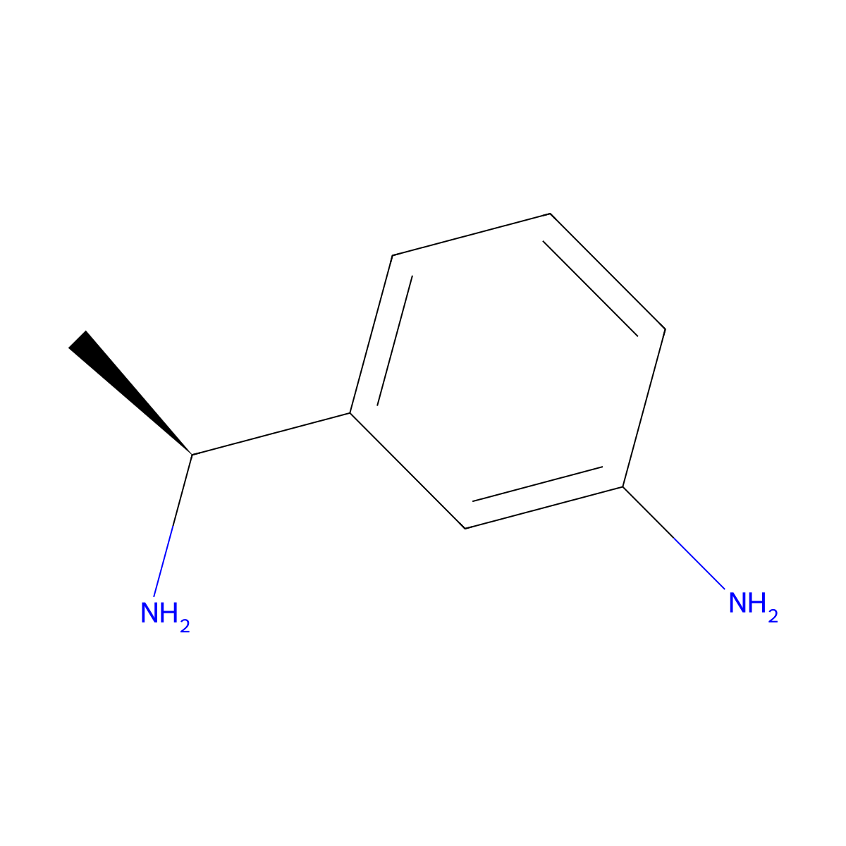(S)-3-(1-aminoethyl)aniline molecular structure, CAS 317830-29-8