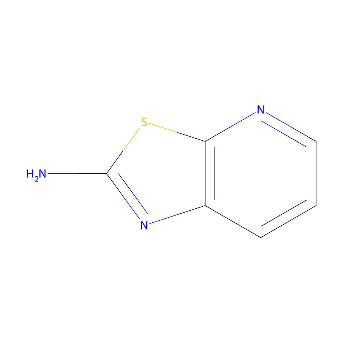[1,3]Thiazolo[5,4-b]pyridin-2-amine molecular structure, CAS 31784-70-0