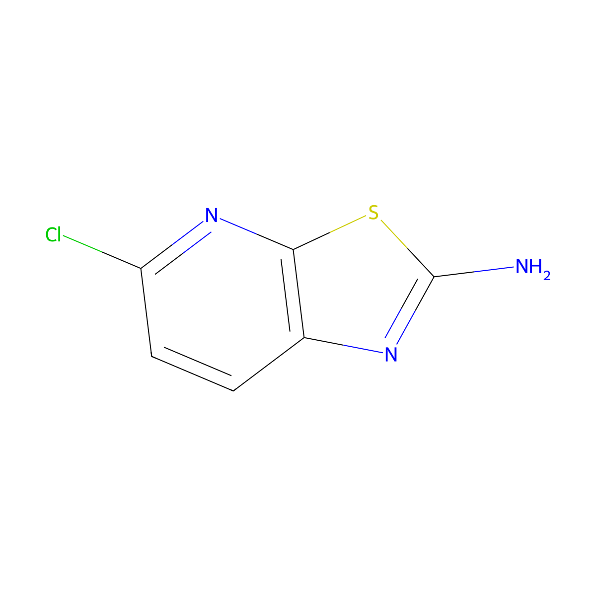 5-Chloro-[1,3]thiazolo[5,4-b]pyridin-2-amine molecular structure, CAS 31784-71-1