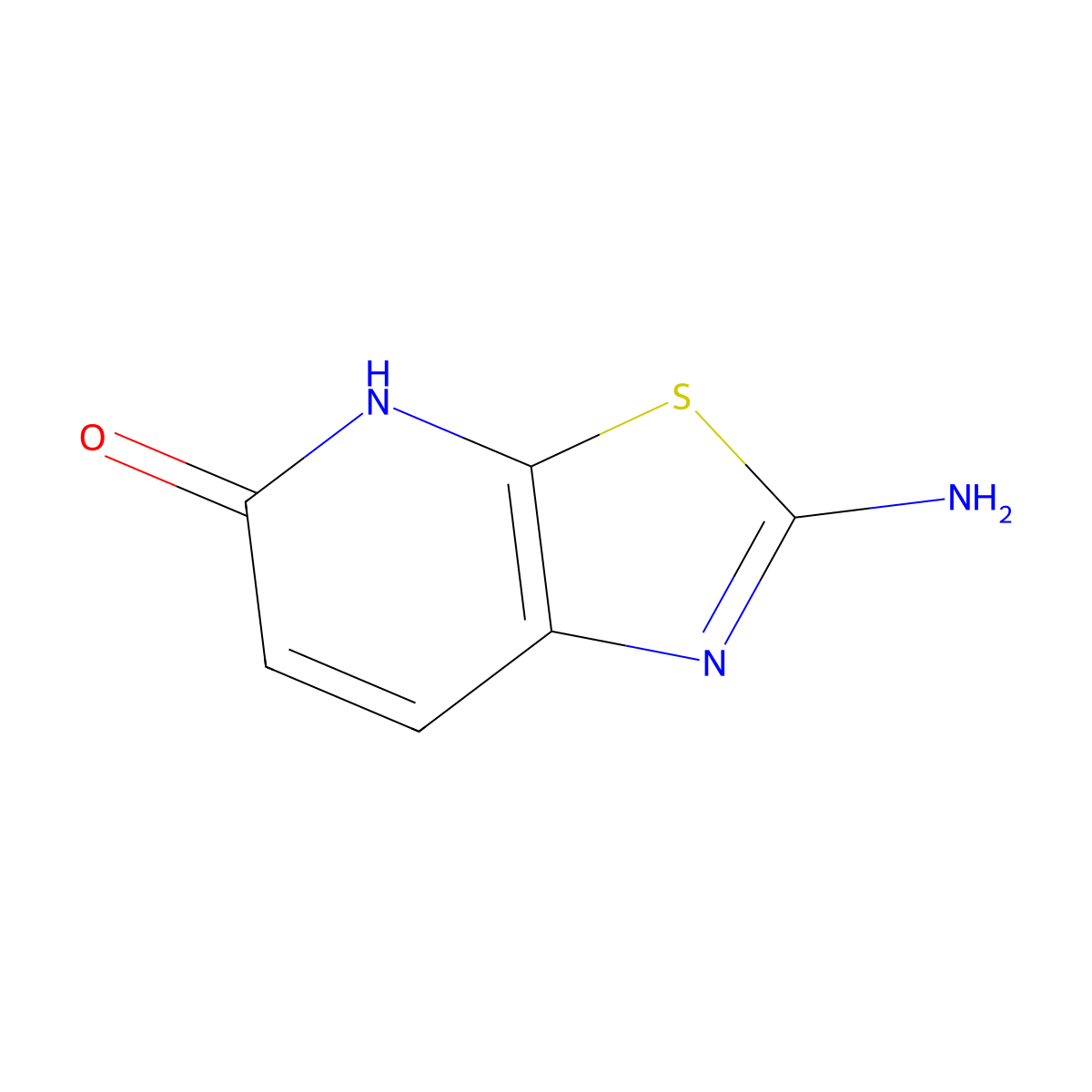 2-Aminothiazolo[5,4-b]pyridin-5-ol molecular structure, CAS 31784-73-3
