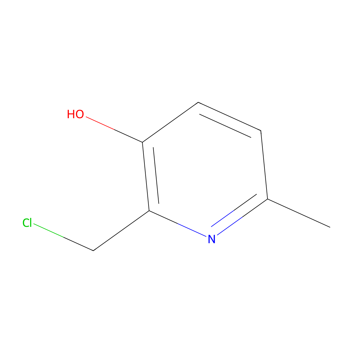 2-(Chloromethyl)-6-methylpyridin-3-ol molecular structure, CAS 317847-65-7