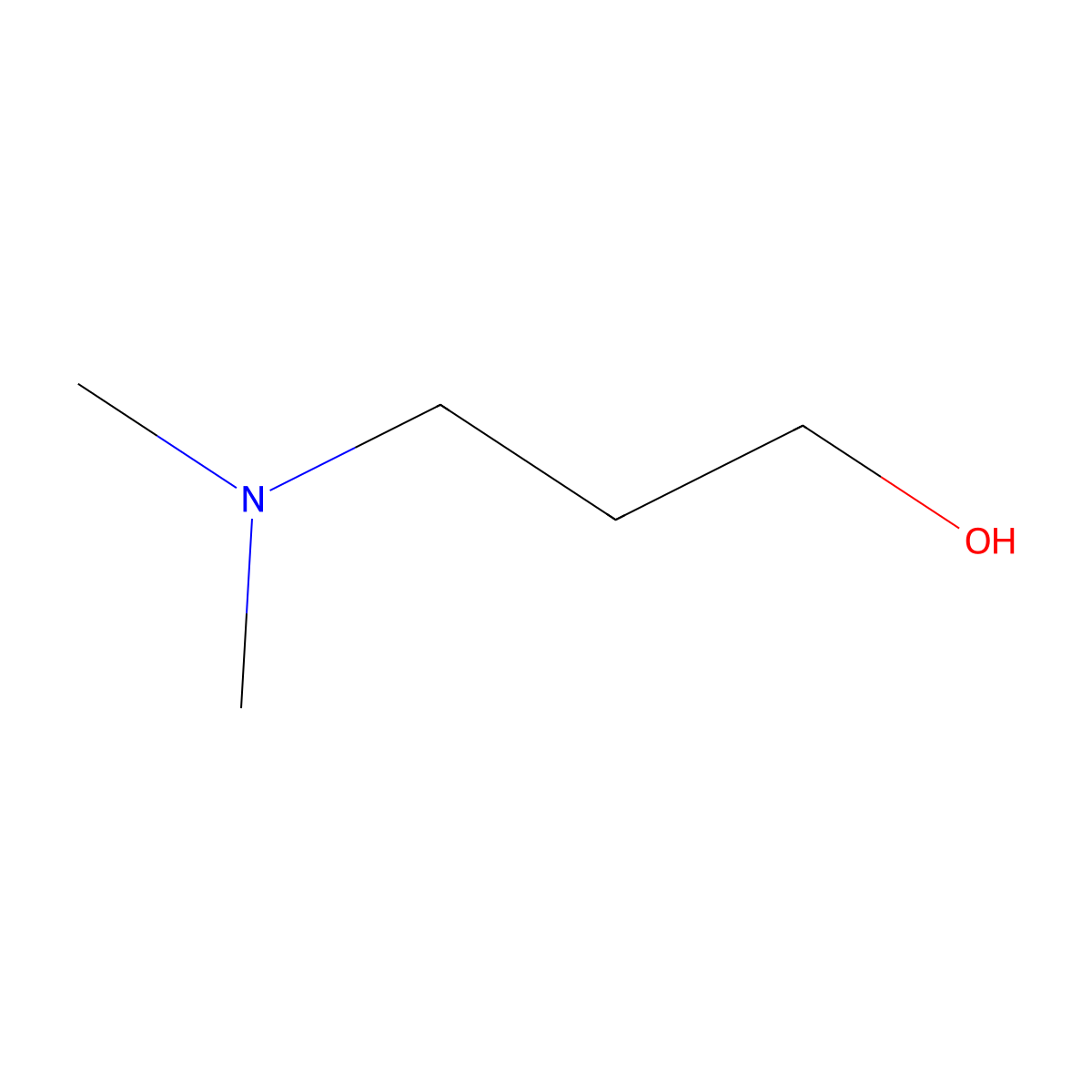 3-(Dimethylamino)-1-propanol molecular structure, CAS 3179-63-3