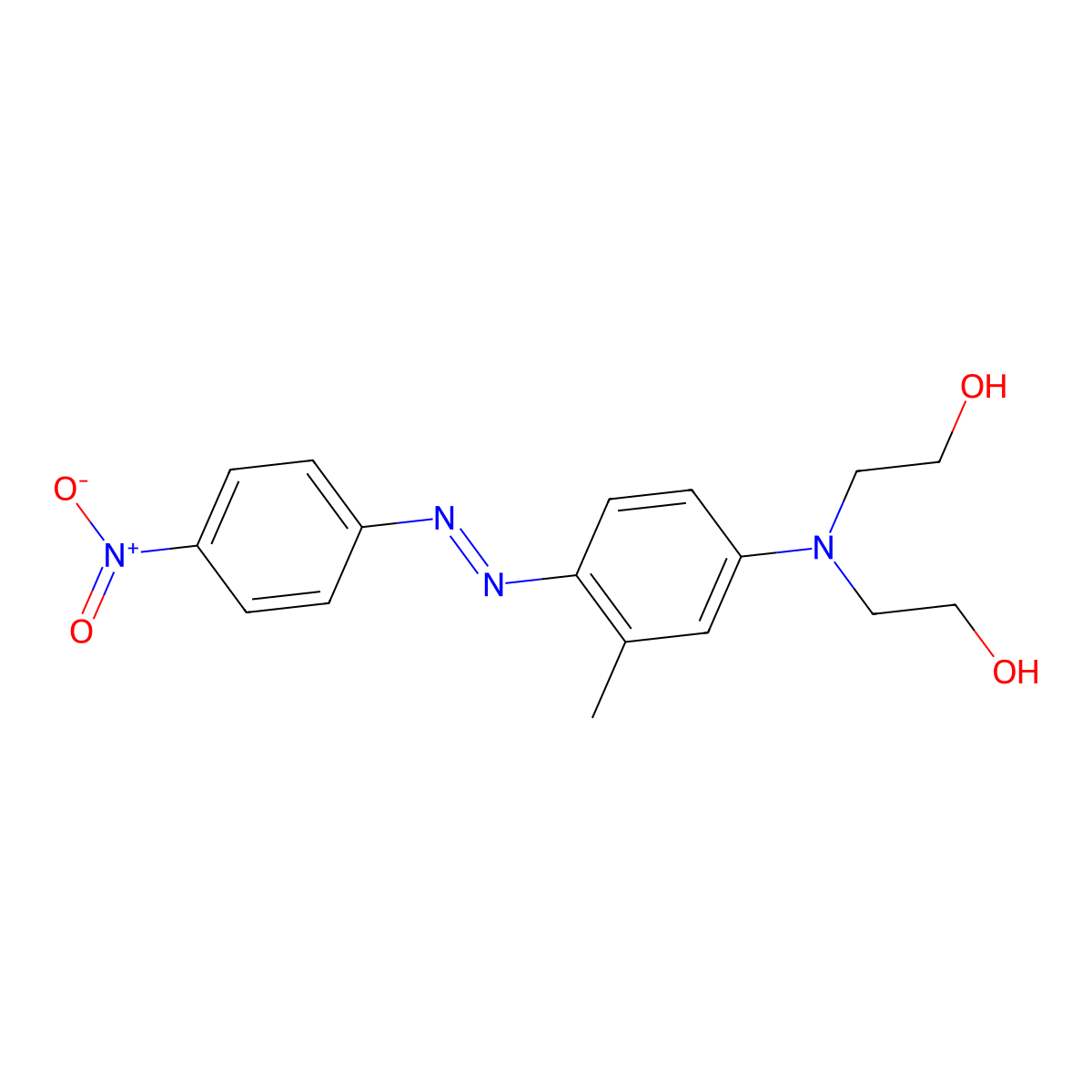 Disperse Red 17 molecular structure, CAS 3179-89-3