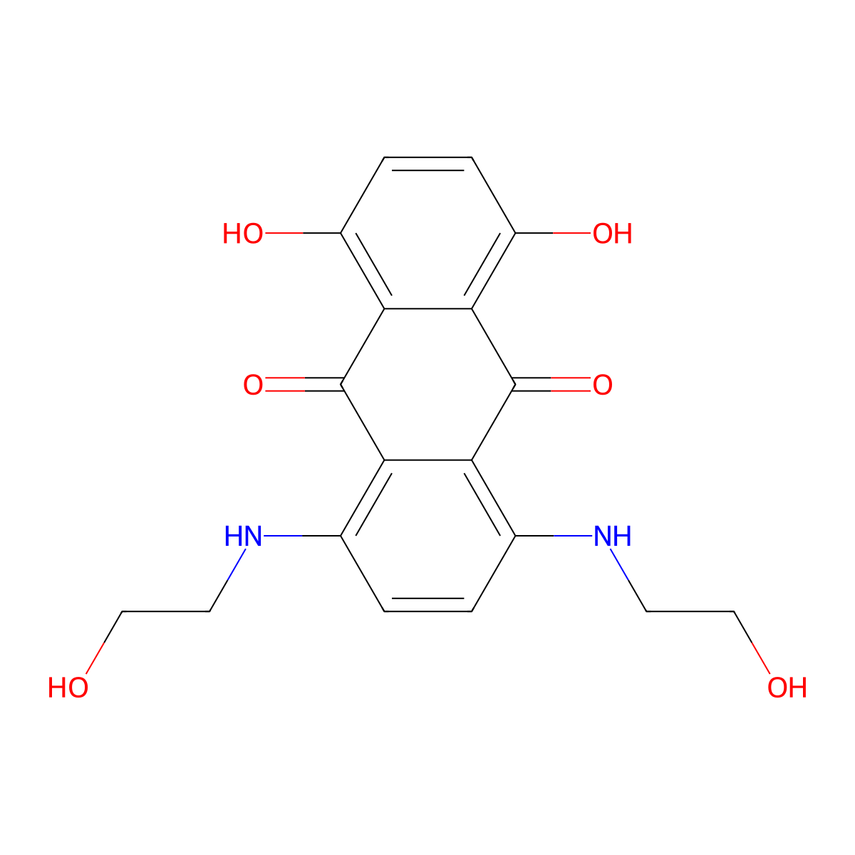 Disperse Blue 7 molecular structure, CAS 3179-90-6