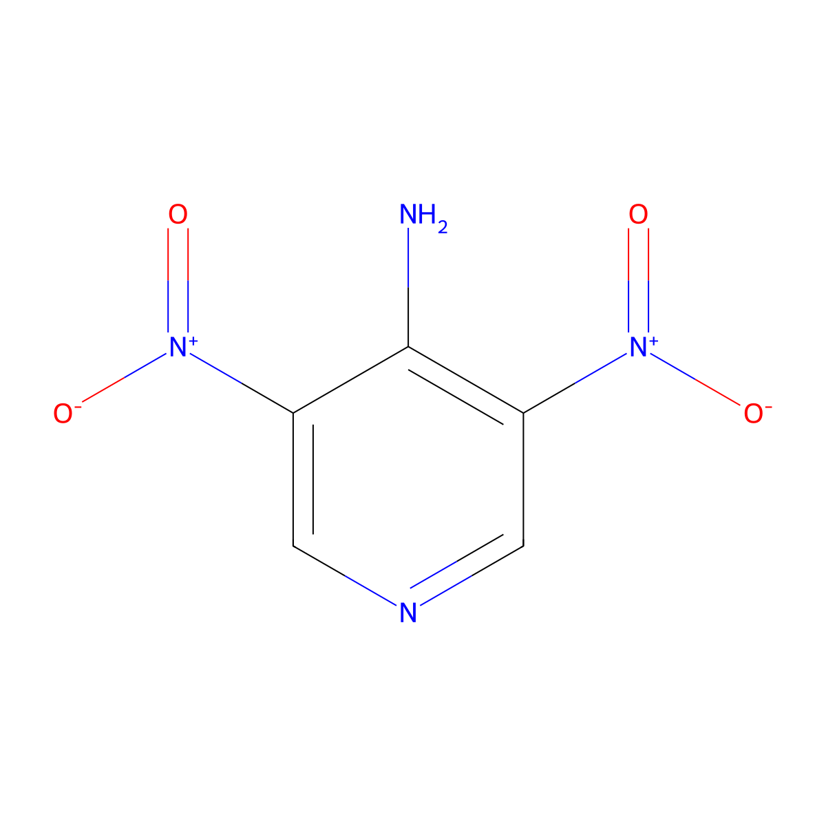 4-Amino-3,5-dinitropyridine molecular structure, CAS 31793-29-0