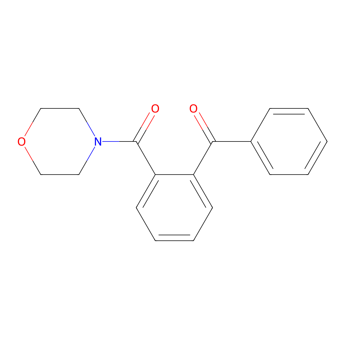 Morpholine, 4-(o-benzoylbenzoyl) molecular structure, CAS 31802-10-5