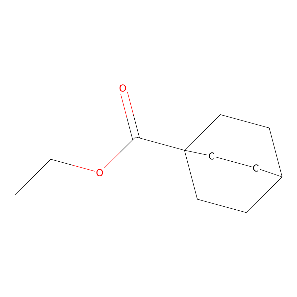 Ethyl bicyclo[2.2.2]octane-1-carboxylate molecular structure, CAS 31818-12-9