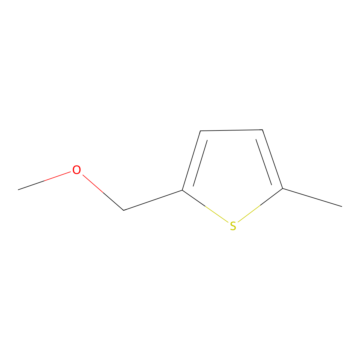 2-(Methoxymethyl)-5-methylthiophene molecular structure, CAS 31819-38-2