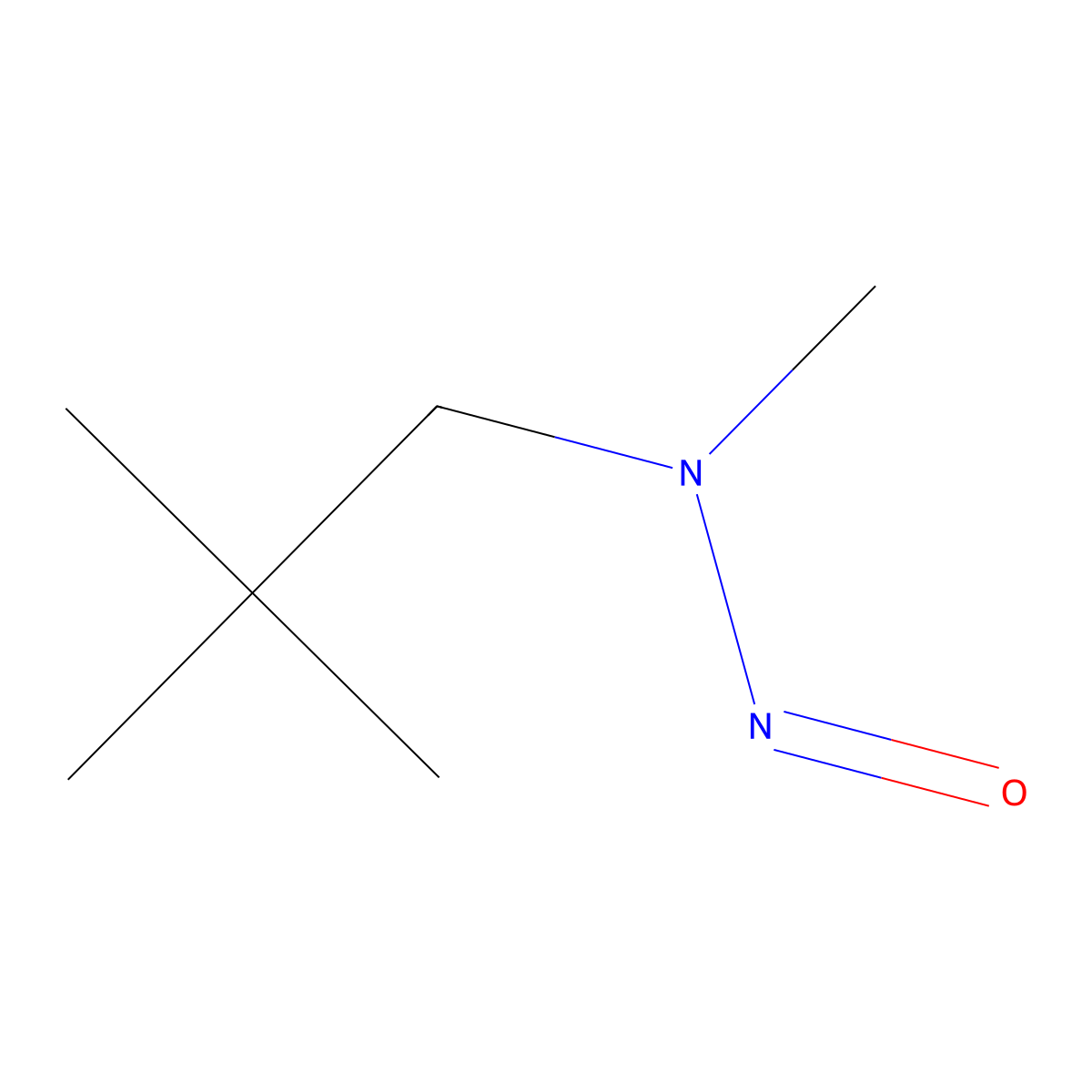 Methyl(neopentyl)nitrosamine molecular structure, CAS 31820-22-1