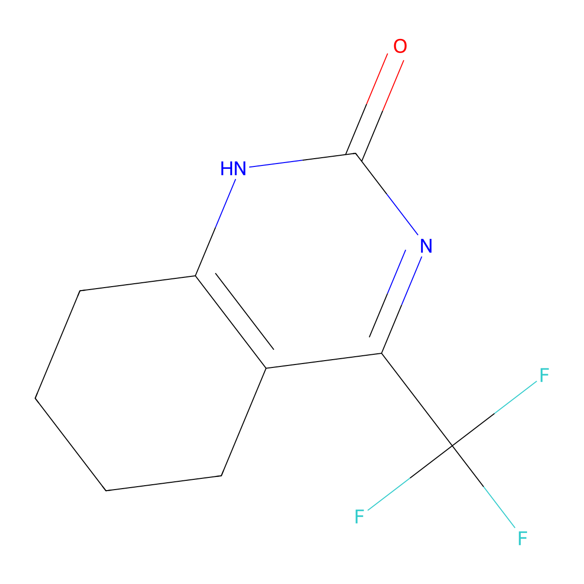 4-(Trifluoromethyl)-5,6,7,8-tetrahydroquinazolin-2-ol molecular structure, CAS 318258-14-9