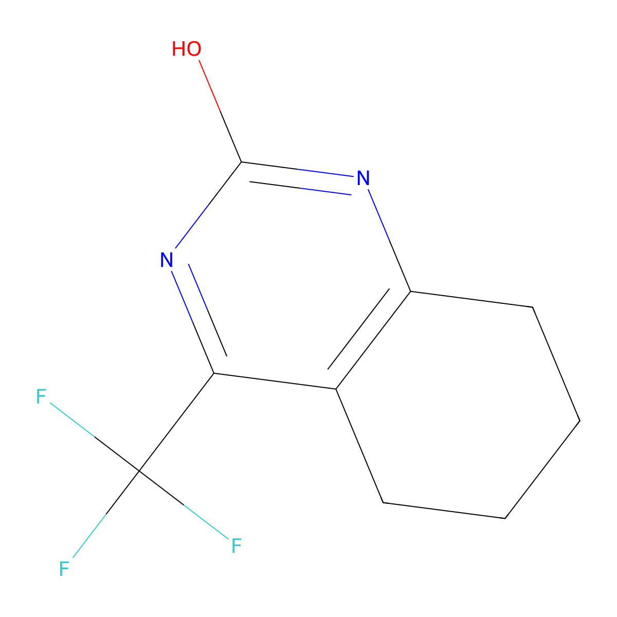 4-(Trifluoromethyl)-5,6,7,8-tetrahydroquinazolin-2-ol molecular structure, CAS 318258-14-9