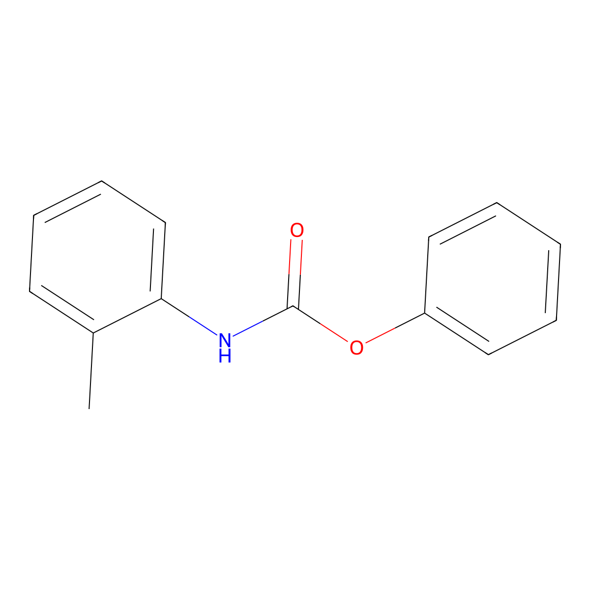Phenyl N-(2-methylphenyl)carbamate molecular structure, CAS 31827-08-4