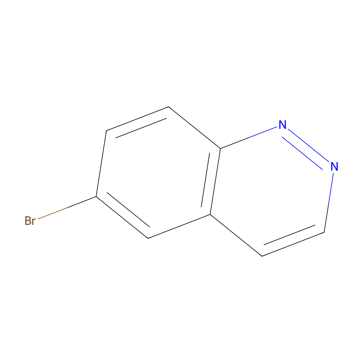 6-Bromocinnoline molecular structure, CAS 318276-72-1