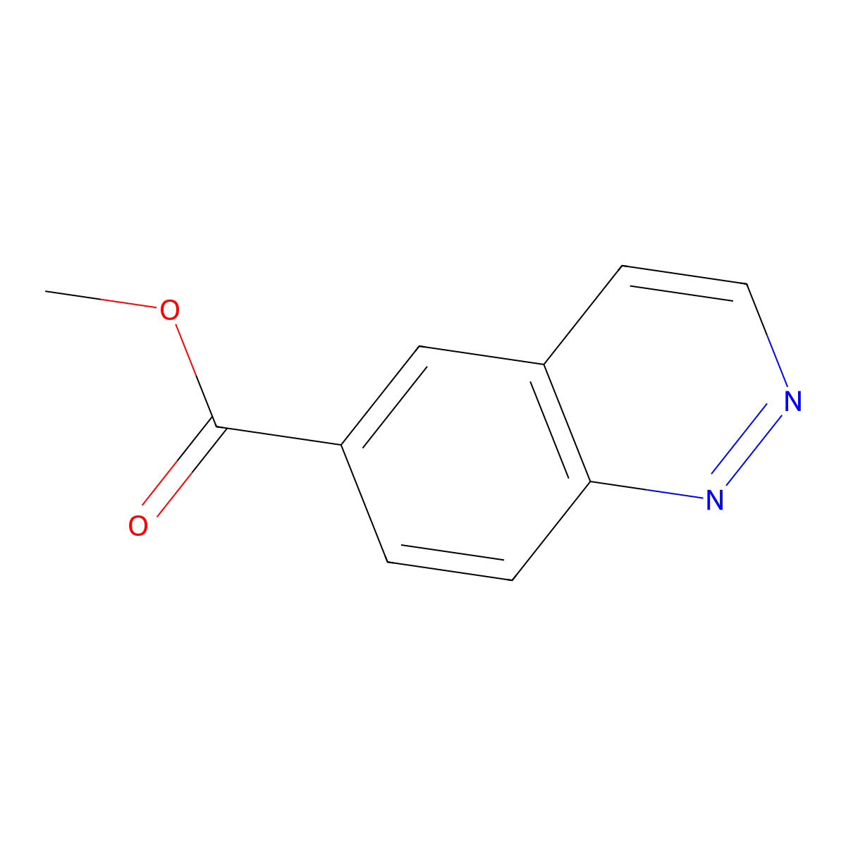 Methyl Cinnoline-6-carboxylate molecular structure, CAS 318276-74-3