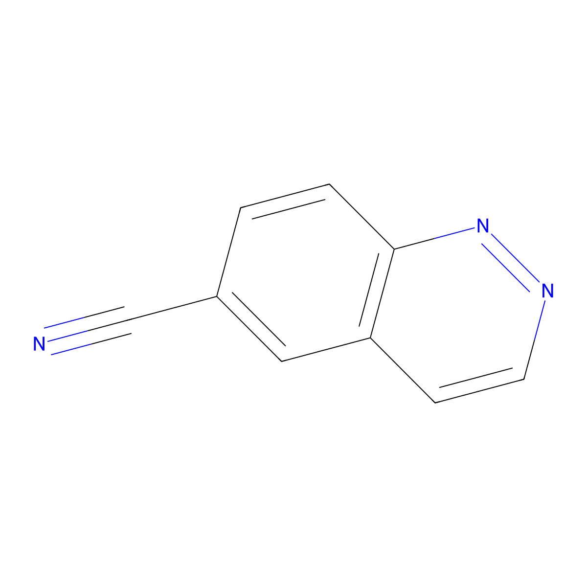 6-Cinnolinecarbonitrile molecular structure, CAS 318276-75-4