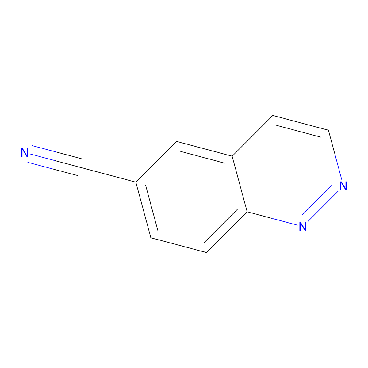 6-Cinnolinecarbonitrile molecular structure, CAS 318276-75-4