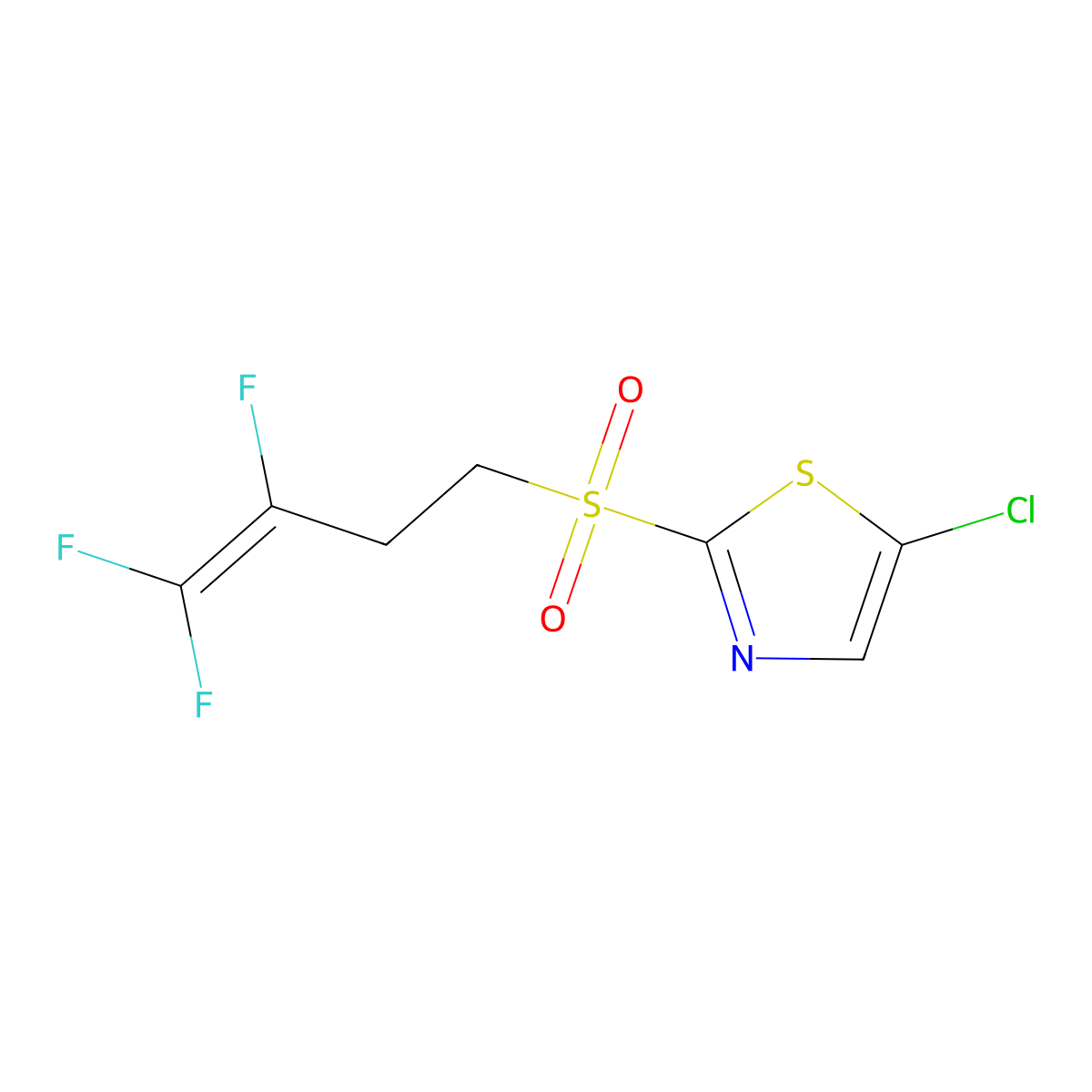 Fluensulfone molecular structure, CAS 318290-98-1