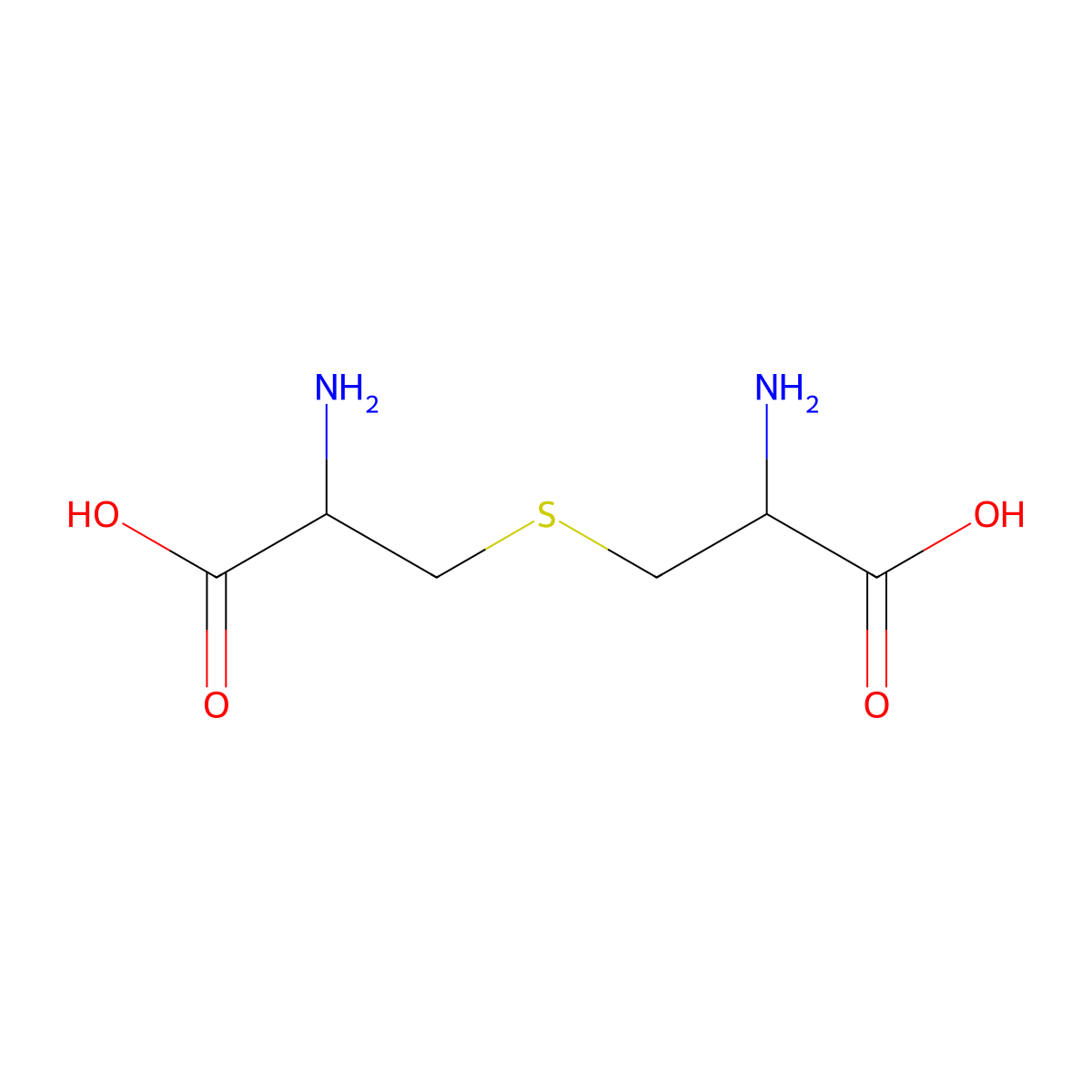 DL-lanthionine molecular structure, CAS 3183-08-2