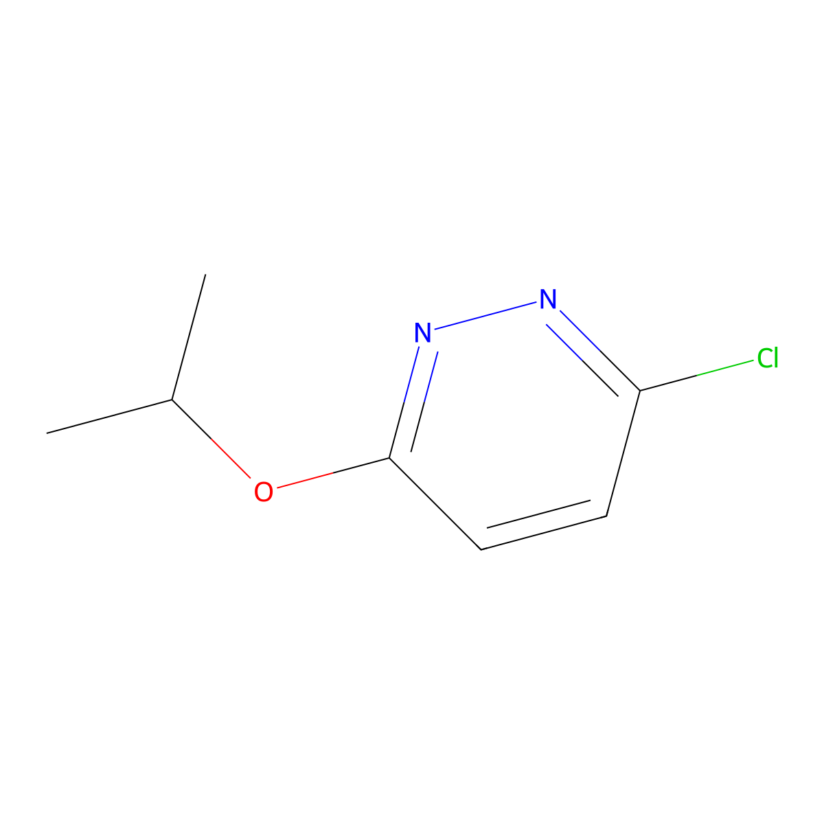 3-Chloro-6-isopropoxypyridazine molecular structure, CAS 3184-71-2
