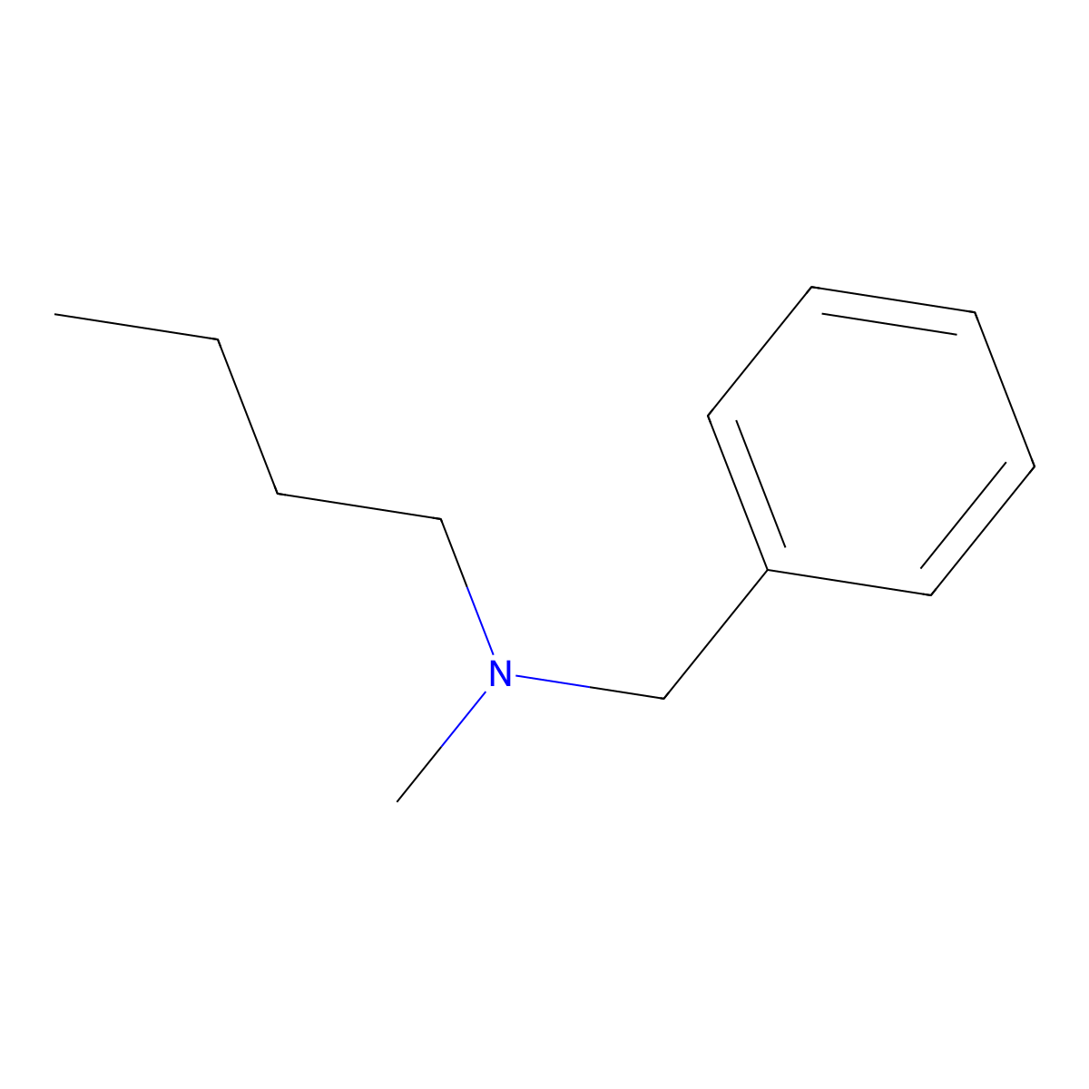 N-benzyl-N-methylbutan-1-amine molecular structure, CAS 31844-65-2