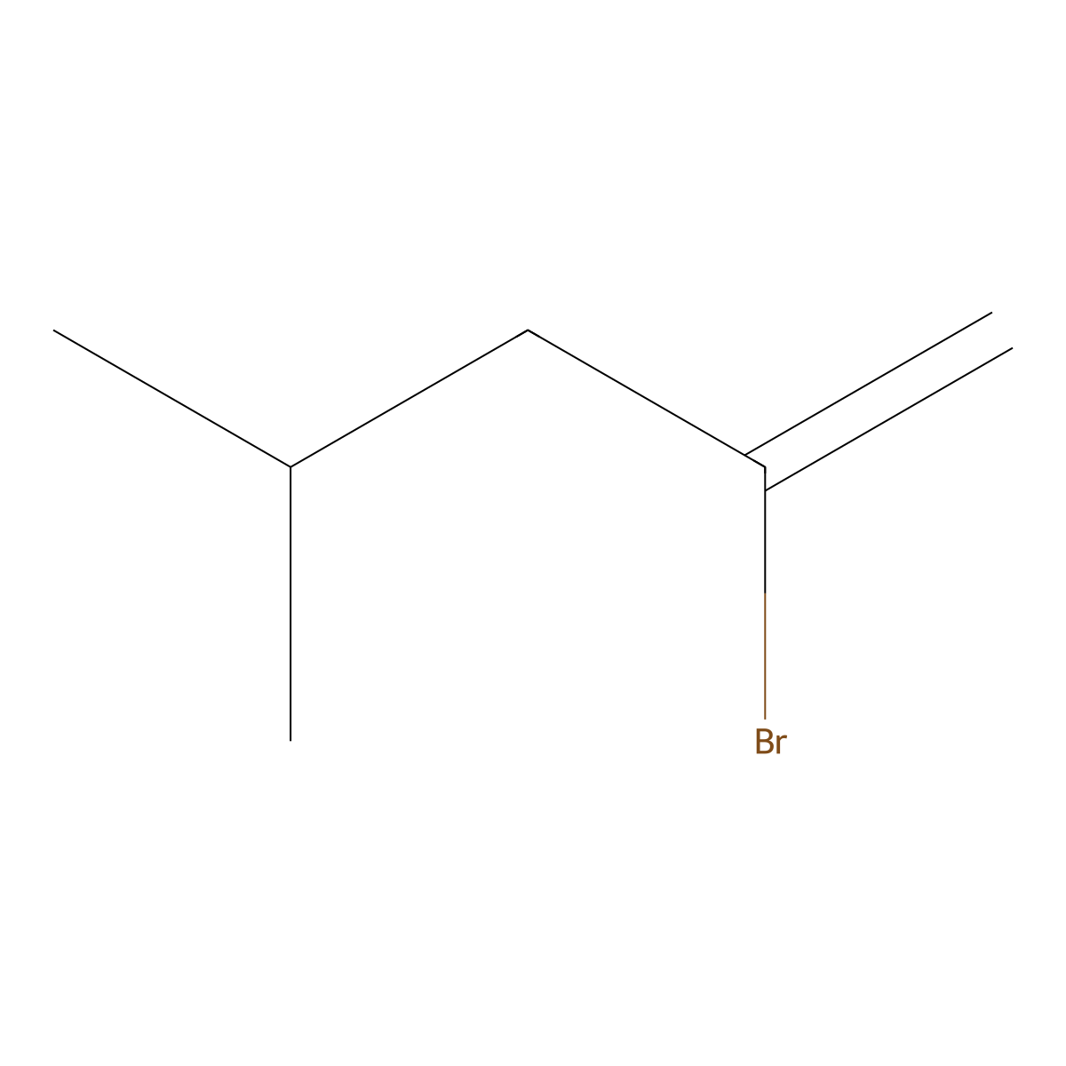2-Bromo-4-methylpent-1-ene molecular structure, CAS 31844-97-0
