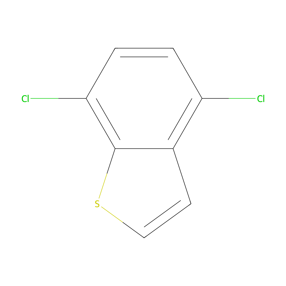 4,7-Dichlorobenzo[b]thiophene molecular structure, CAS 318463-07-9