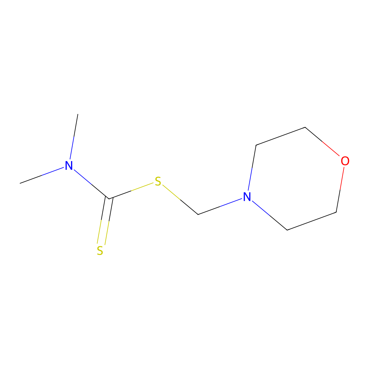 Carbamorph molecular structure, CAS 31848-11-0