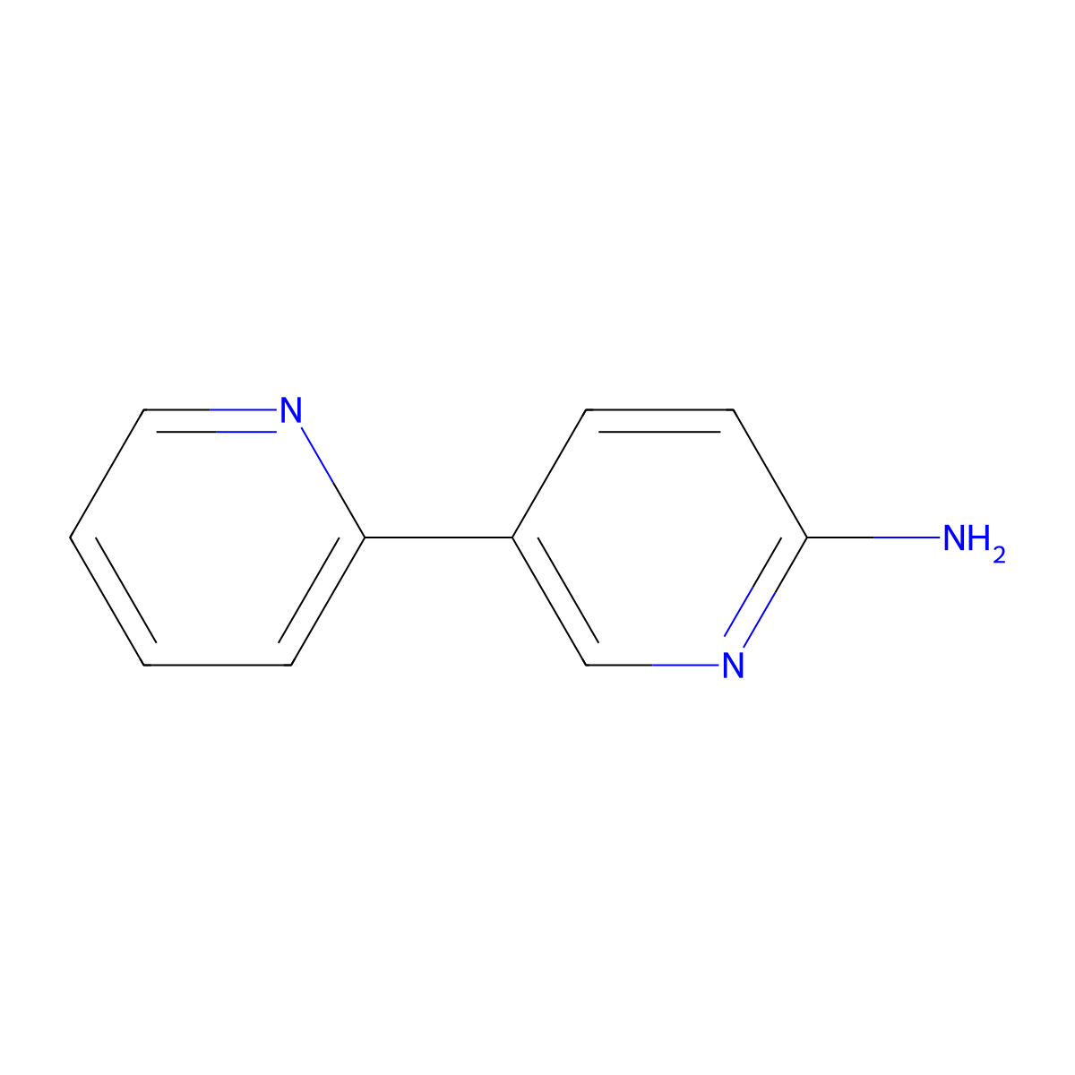 5-(Pyridin-2-yl)pyridin-2-amine molecular structure, CAS 31860-60-3