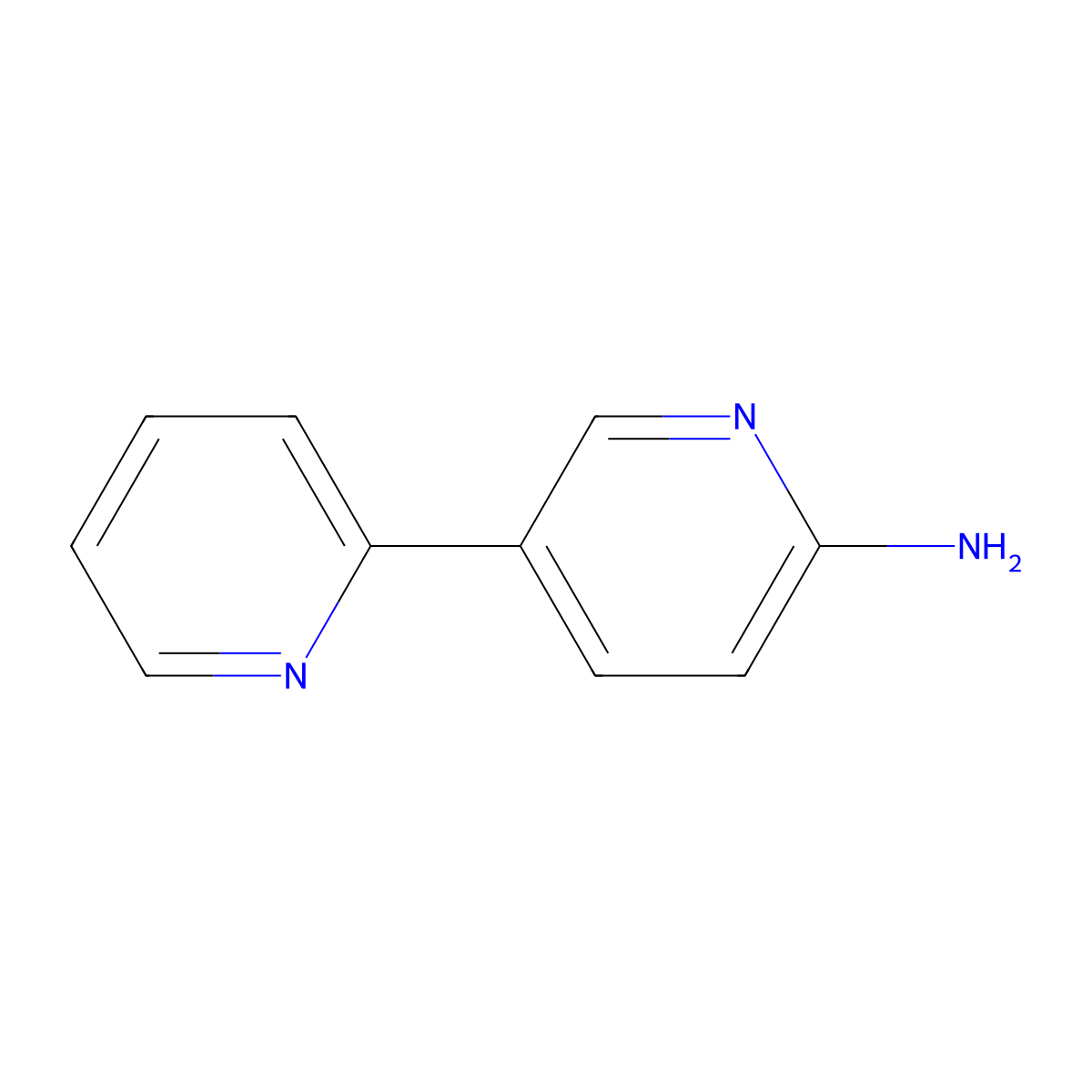 5-(Pyridin-2-yl)pyridin-2-amine molecular structure, CAS 31860-60-3