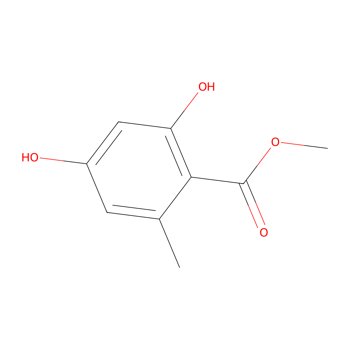 Methyl Orsellinate molecular structure, CAS 3187-58-4