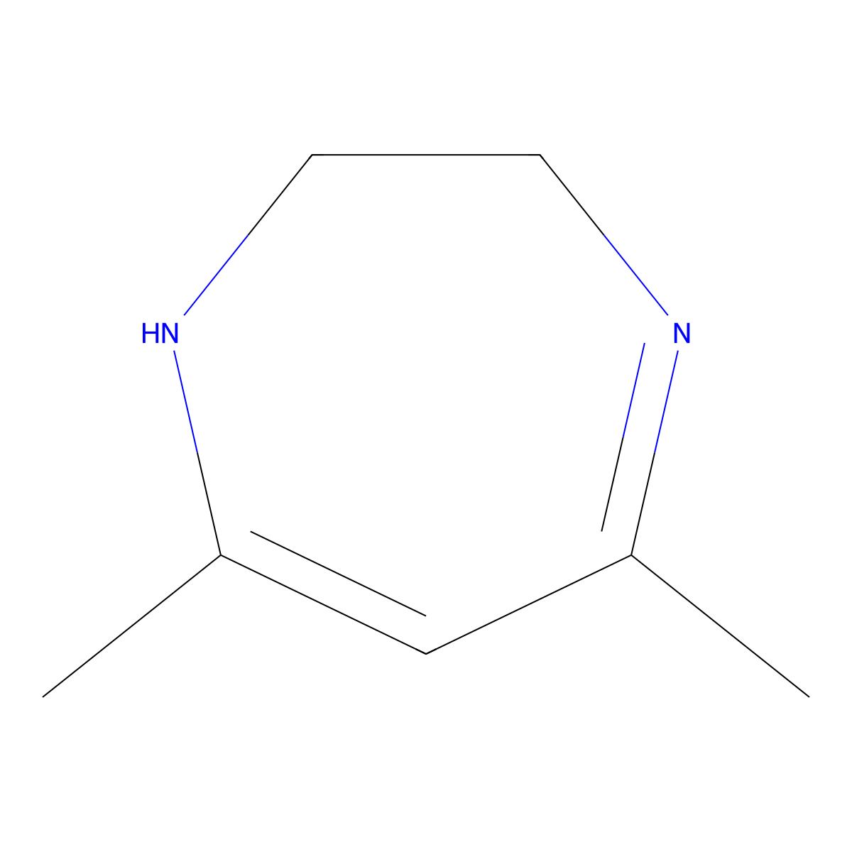 5,7-Dimethyl-2,3-dihydro-1H-[1,4]diazepine molecular structure, CAS 3187-88-0