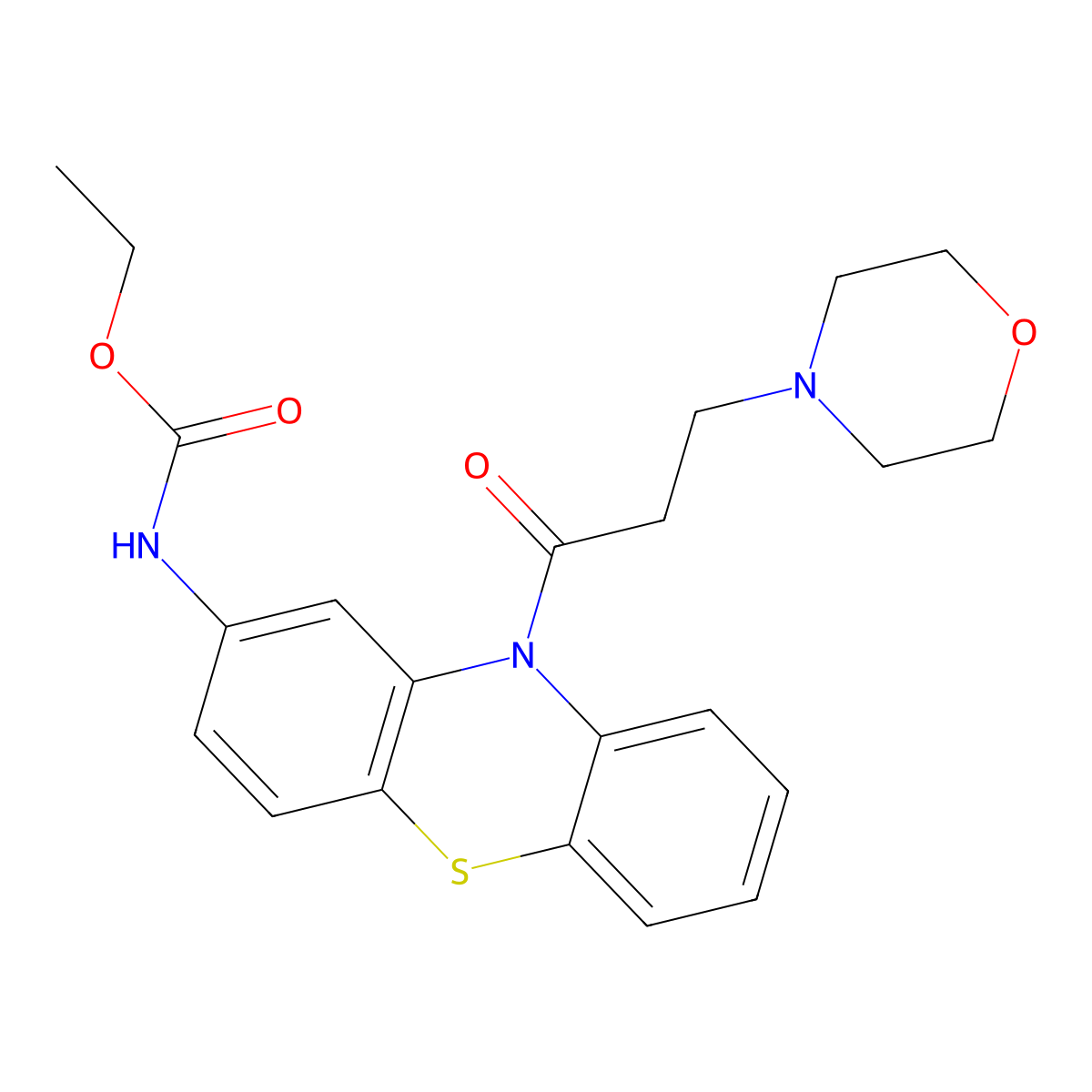 Moricizine molecular structure, CAS 31883-05-3