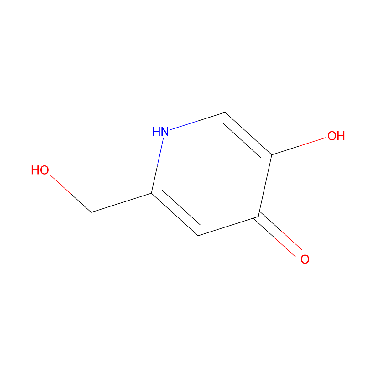 6-(Hydroxymethyl)pyridine-3,4-diol molecular structure, CAS 31883-16-6