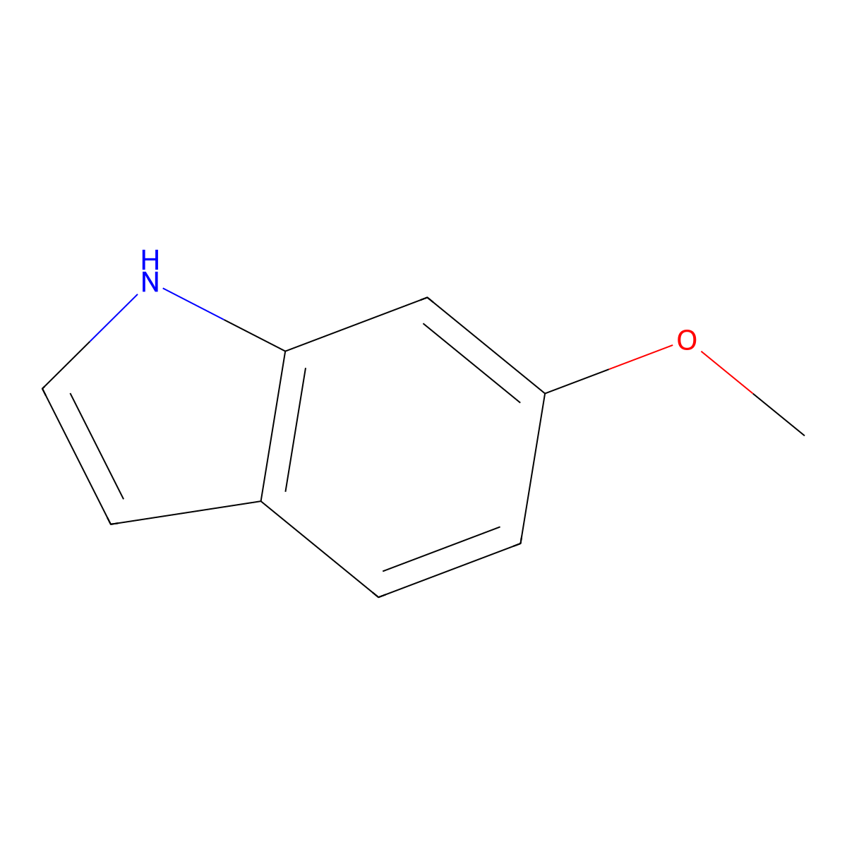 6-Methoxy-1H-indole molecular structure, CAS 3189-13-7