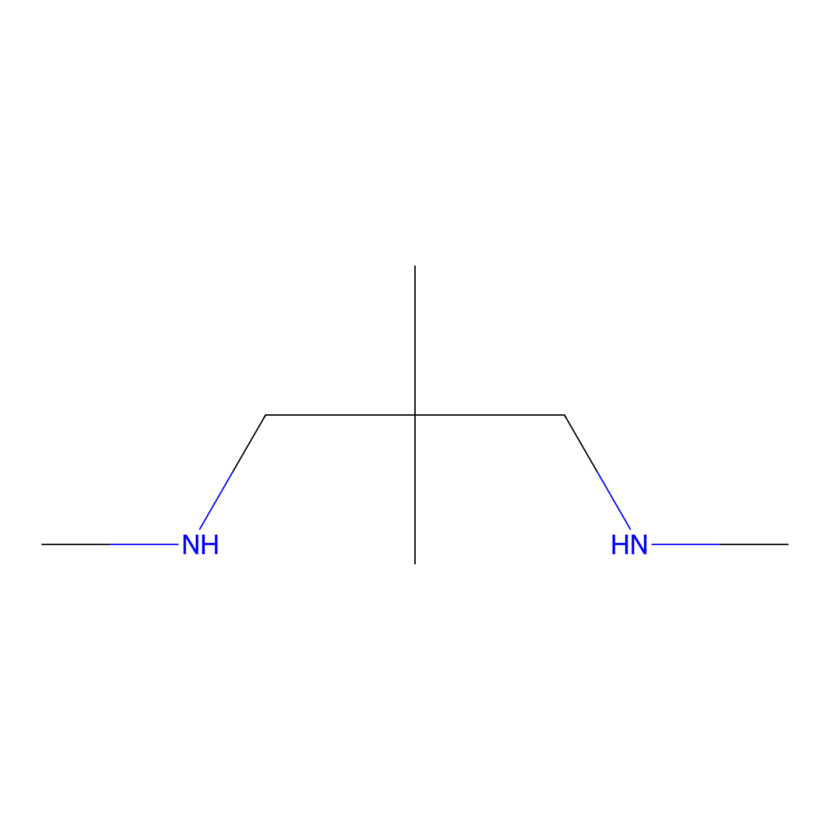 [2,2-Dimethyl-3-(methylamino)propyl](methyl)amine molecular structure, CAS 31892-15-6
